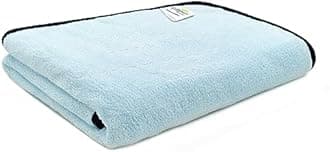 SOFTSPUN Microfiber Bath Towel 1 pc Light Sky Blue! Ultra Absorbent Super Soft & Lightweight Quick Drying for Men & Women Daily Use Extra Large Size Unisex.