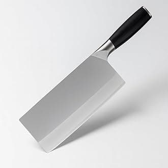 Machado Handmade Serbian Forged Butcher Hunters Meat Cleaver Kitchen Knife | Chopper Bone Cutting Knives - German Stainless Steel - for Home Kitchen Restaurant Outdoor BBQ Camping and Gifting