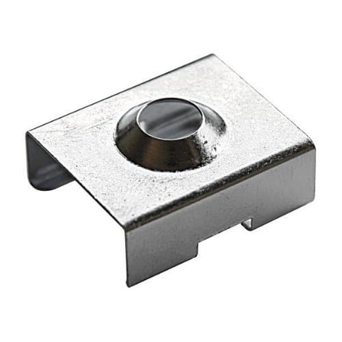 Chrome Mounting Bracket - Designed for PDS4-ALU PDS4-K MICRO-ALU and PDS-O Channels - Klus 1345