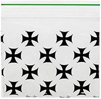 Grip Seal Bags Zip Lock Bags Resealable Plastic Bags Baggies (50x50 mm (300 Pcs), Multi Chopper)