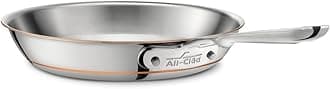 All-Clad 6108SS Copper Core 5-Ply Bonded Dishwasher Safe Fry Pan Cookware 10-Inch 8700800023