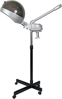 - 2 in 1 Facial Steamer and Hair Steamer Face Sauna Humidifier Hot Mist Moisturizing for SPA Skin Care Salon Beauty Barber Equipment for every spa and beauty salon (Grey)