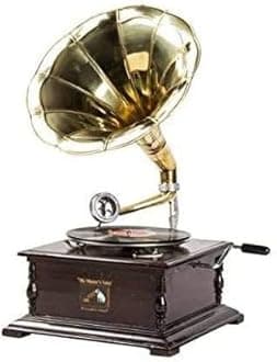 Working Gramophone Player Original Antique Vintage Gramophone with Free one Old disc