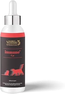 - immuno+ Cat Immunity Booster & Calming Supplement for Cats | Supplement for Better Health & Strength | immuno+ Cat (100 Ml Suspension)