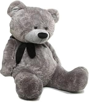 Bhagwati Soft Toy Gray Teddy Bear 4 Feet Plush Stuffed Animals Soft Toys, Huggable Teddy Bear, Birthday Gift For Boys, Girls, Wife, Girlfriend, Women, Kids Valentine S Christmas Gift (4 Feet, Gray)