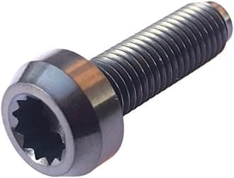 Compatible With 6Pcs Titanium BBS Split Rim Bolts M7*24 Mm 12 Point Hea D Screw Ti6Al4V Two-Piece Three Pieces Wheel Hub Ti Fastener(Black,M7x32)