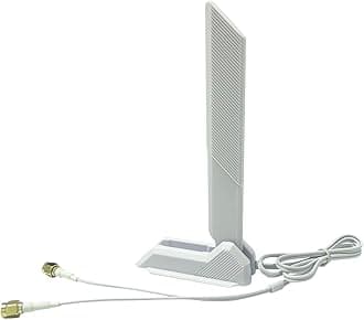 ZAHARA RP-SMA Dual-Band WiFi 6E Antenna for ASUS ROG Strix B550-F Gaming WiFi II/Prime B550-PLUS/ROG Strix B550-A B450-F B650-A B650E-F Z690-F Z790-F Z790-A Z690-A Z790-E Z790-I Z690-E Gaming WiFi