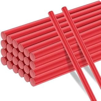 20 Pcs Glue Paintless Dent Repair Glue Sticks Hot Glue Sticks Paintless Dent Repair Tool for Car Repair Dent Remover Tool Set (Red)