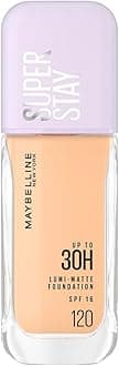 Maybelline New York Super Stay Lumi-Matte Liquid Foundation - 120, Up To 30H Long Wear, Water & Transfer Proof. SuperStay Lumi-Matte Liquid Foundation comes with Non-comedogenic & Vegan Formula | 35ml