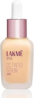 Lakme CC Tinted Serum with 2% Hyaluronic Acid||Tinted Moisturizer to Brighten Skin|| Conceal Dark Spots|| Latte - 30ml