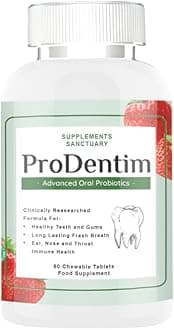 ProDentim Advanced Oral Probiotics (60 CHEWABLE Tablets) Probiotic Gum Health