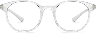LENSKART BLU | Zero Power Bluecut & Antiglare Computer Eyeglasses For Eye Protection And Strain | Full Rim Round | Men & Women | Medium | LB E13736