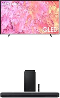 SAMSUNG 75-Inch Class QLED 4K Q60C Series Quantum HDR, Dual LED, Object Tracking Sound Lite, (QN75Q60C, 2023 Model) HW-Q700C 3.1.2ch Soundbar w/Wireless Dolby Audio, (Newest Model)