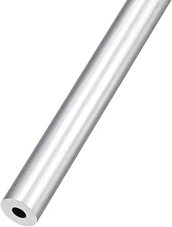 METALLIXITY 6063 Aluminum Tube (10mm OD x 4mm ID x 250mm L), Aluminum Round Tubing - for Home Furnishing, Machinery, DIY Handicraft