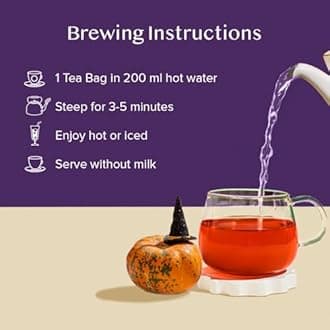 VAHDAM, Limited Edition Halloween Tea Gift Basket | 9 Premium Variety Pyramid Tea Bags | Halloween Gifts for Women, Men and Adults I Tea Gift Set