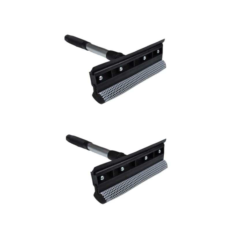 Window Squeegee for Window Cleaning, Window Cleaner Tool for Car Windshield, Shower Door, Boat | 2-in-1 Mini Squeegee for Home | Windshield Squeegee Kit for Car Windows