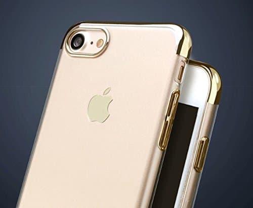 iPhone 7 Case, Ayaxo Clear Protective with Zero Damage Slim Fit Shockproof Bumper Protection [Hard PC Back] Transparent –