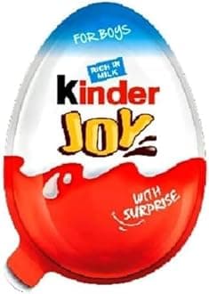 Surprise Chocolate JOY for BOY by Kinder Joy Delicious Tasty And Twisty Treat Gift Hamper For Birthday, Christmas (pack of 12)