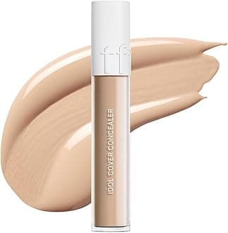Idol Cover Concealer - Full Coverage, Lightweight, Sweat & Water Proof, Long-lasting, Lightweight, Conceales Dark Circles, Fine Lines, Redness, 0.22 Oz. (O02 Deep Beige, 0.22 Oz.)