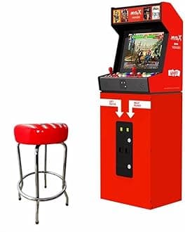 UNICO NEOGEO MVSX Home Arcade Set [Included Base and Stool] with 50 Pre-Loaded NEOGEO Retro Games