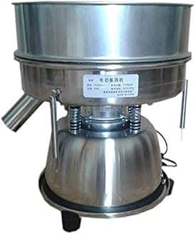 Electric Automatic Sieve Shaker Vibrating Sieve Machine Food Industrial Stainless Steel Sifter for Granule Powder Grain (60 Mesh 0.3mm)
