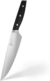 MasterChef Chef Knife 13" with High Carbon Stainless Steel Blade and Triple Riveted Handles, Professional Quality Kitchen Knife for Precision Cooking at Home, Perfectly Balanced, Razor Sharp