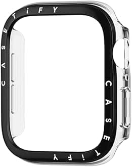 CASETiFY Clear Watch Case - Compatible with Apple Watch Series 4-6, SE - 44mm - Clear Black