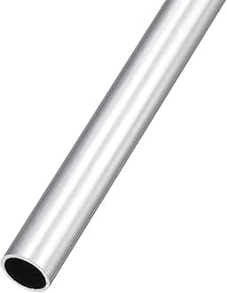 METALLIXITY 6063 Aluminum Tube (11mm OD x 9mm ID x 300mm L), Aluminum Round Tubing - for Home Furnishing, Machinery, DIY Handicraft