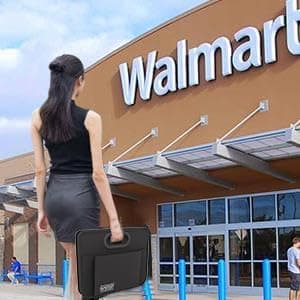 Homeve Car Trunk Organizer, Collapsible Multi-Compartment Car Organizer, Black, 2 Compart-Small