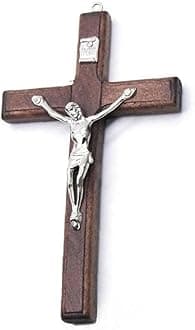 Wooden Wall Hanging Cross Large Jesus Christ Pendant Crucifix Wall Decor Religious Cross Gifts