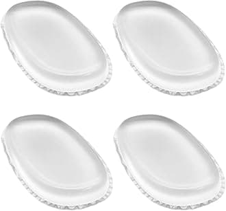 Sponsored Ad – 4 Pieces Silicone Makeup Sponge Silicone Makeup Blender Washable Premium Quality Gel Foundation Makeup and Puff for Liquid Primer Foundation Cream Contour or Concealer