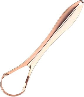 FGUUTYM Adult Tongue Coating Scraper Oral Care Tongue Cleaning Scraper Tongue Coating Cleaning Scraper Facial Steamer Pore Cleaner (A, One Size)