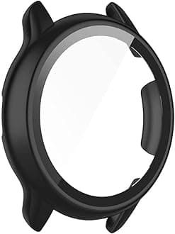 Prolet Screen Protector Case Compatible with Amazfit GTR 2 & Amazfit GTR 2e TPU Slim Bumper Case Cover Smartwatch Accessories(Device Not Included)(Black)