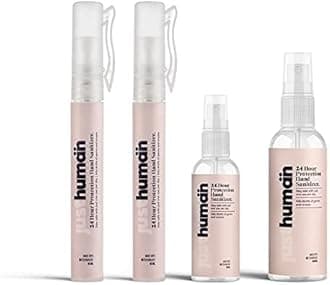 JustHuman 24 Hour Protection Hand Sanitizer Spray- 99.99% Effective Against G...