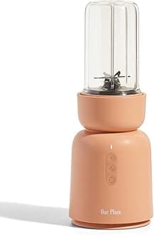 Our Place Splendor Blender - 1000W High-Power | Ultra-Sharp Blades | 2 Blending Modes | Includes 750 mL Personal Cup and Drinking Lid Set | Smoothies, Shakes & More | Spice
