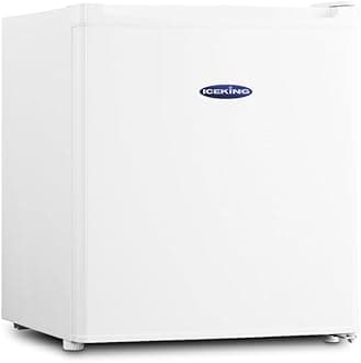ICEKING TT35EW Table Top Freezer, 33L Capacity, White, Reversible Door, Adjustable Thermostat, Energy Efficient, Quiet Operation – Ideal for a Kitchen, Utility Room, Office or Bedroom