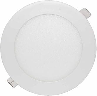 LOWENERGIE 12w LED Round Ceiling Panel Light Recessed Down Lighting, 170mm Dia, 100w Halogen Equivalent (6000k)