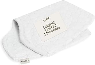 Coop Home Goods Original Cut-Out Pillowcase, Queen Size Pillow Cover for Memory Foam Pillows, Ultra Soft, Wrinkle-Resistant & Breathable Cases with Zipper, Lulltra Fabric Shell for Bed Pillow