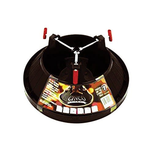 Cinco Plastic Black Christmas Tree Stand 7 ft. Maximum Tree Height