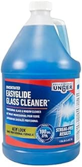Unger Professional Streak-Free EasyGlide Glass Cleaner Concentrate (Makes 100 Gallons), 1 Gallon