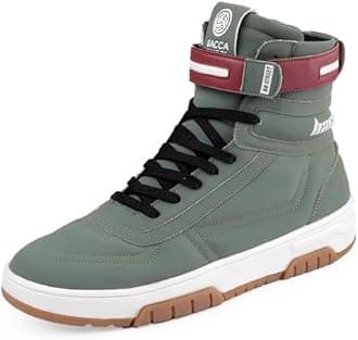 Bacca Bucci Men Swagger High-Top Sneakers Bold And Versatile Urban Style Sneakers For Gen Z