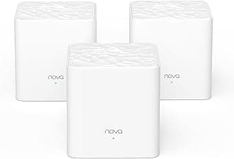 Nova Mesh WiFi System - Covers 3500 sq.ft - AC1200 Dual-Band Mesh Network for Home Internet - Parental Control - 3-Pack