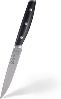 MasterChef Utility Knife 9.5" with High Carbon Stainless Steel Blade and Triple Riveted Handles, Professional Quality Kitchen Knife for Precision Cooking at Home, Perfectly Balanced, Razor Sharp