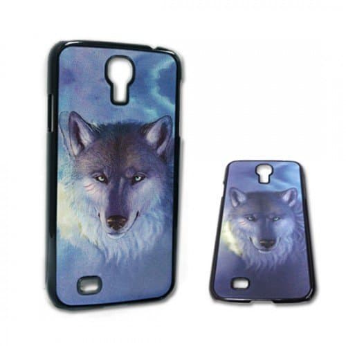 Fatboy Cellular Fatboycell 3D Effect Design Hard Protector Case Cover for Samsung Galaxy S4/I9500 - Blue Wolf