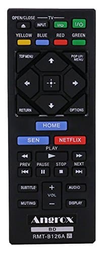 Angrox RMT-B126A Replacement Universal Remote Control for Sony Blu ray DVD Player Remote Home Cinema System