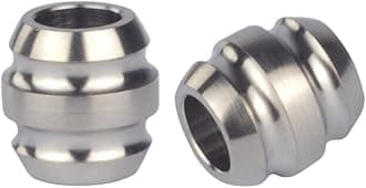 DEKEENSTAR Titanium Paracord Lanyard Beads Compatible for Knife 550 Paracord Bracelet Lanyard Keychain DIY EDC Bead Accessories Making Supplies