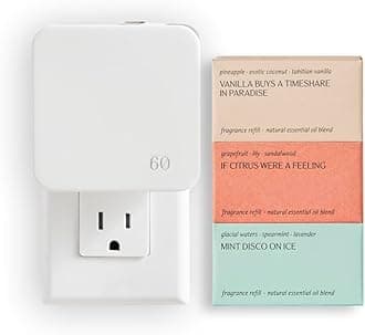 Below 60 - Plug in Diffuser Fragrance Kits - Founded by Hilary Duff (3-Scent Starter Kit)