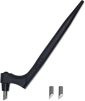 Craft Cutting Tools, 360 Degree Rotating Blades Stainless Steel Cutter Pen with 15, 30, 45 Degree Blades for DIY Crafts, Stencils, Scrapbooks-Black