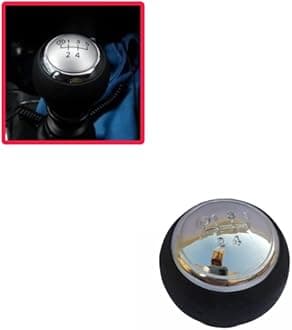 ABS Plastic Chrome, Toyota Etios Platinum/Etios Liva/Etios Cross,SS Chrome Finishing Heavy Duty,5 Speed Manual Gear Shift Lever Knob(2215)