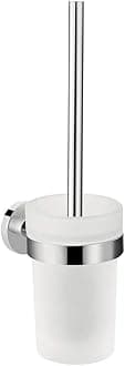 41722000 Logis Universal Toilet Brush with Holder Bathroom Accessories, Chrome